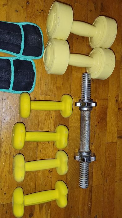 Gantera aparat elongatie , rola fitness