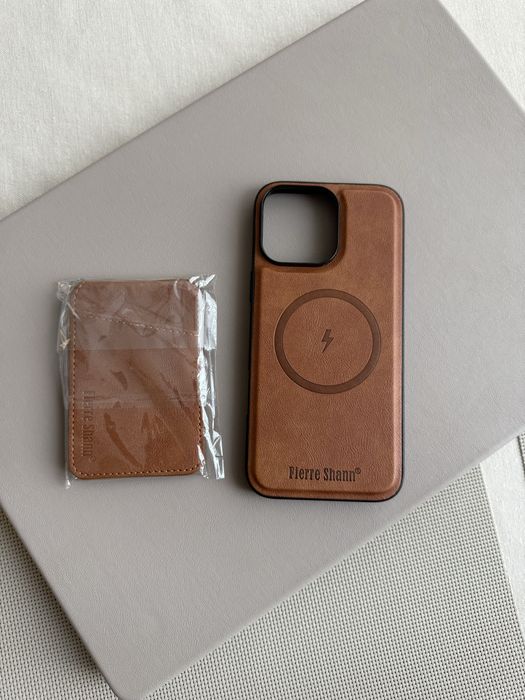 Iphone 16 Pro Max Case  Стилна Кожена Калъфка Айфон 16 Про с портмоне