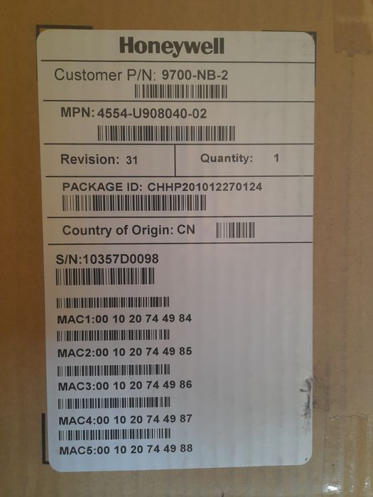 Мобилни терминали за зареждане на поставка Honeywell Dolphin