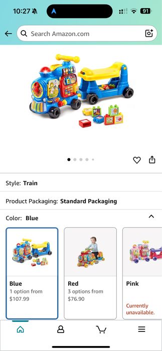 Паровозик ходунки толокар Vitech