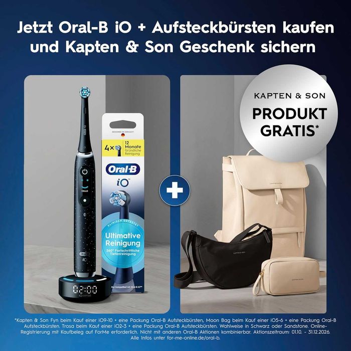 Електрическа четка за зъби Oral-B iO Series 9 - бяла, ДЕФЕКТ в дисплея