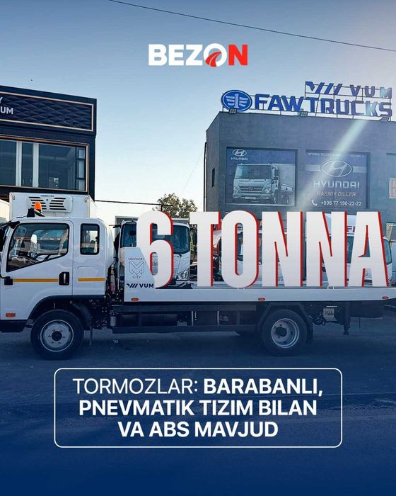 Evakuator surma platformalik (со сдвижной) FAW Tiger V