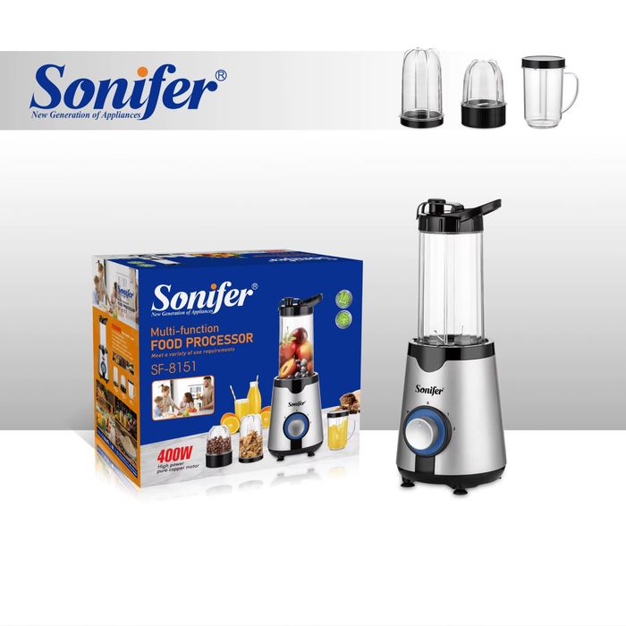 Многофункциональный блендер, кофемолка Sonifer SF-8151