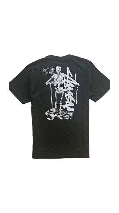 Tricou Stussy Negru Skeleton