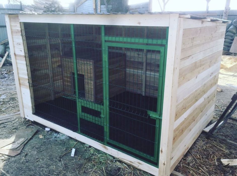 Вольер, будка для собак, домик для собак