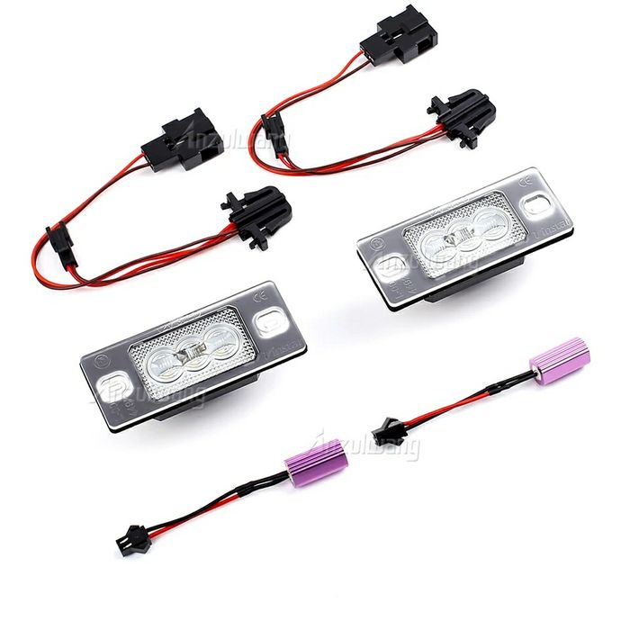Lampi LED numar dedicate VW Touareg Tiguan Golf 5 Passat B5.5