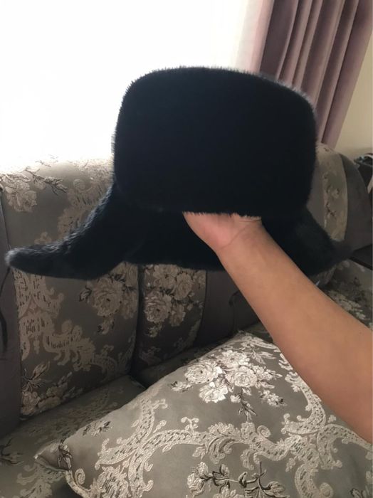 Норковая шапка новая