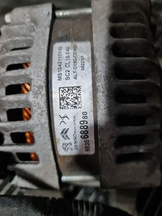 Alternator Opel Crossland Facelift 1.2 i Turbo 2020 - 2025 130CP 1199CC F12XHT Euro6 ...