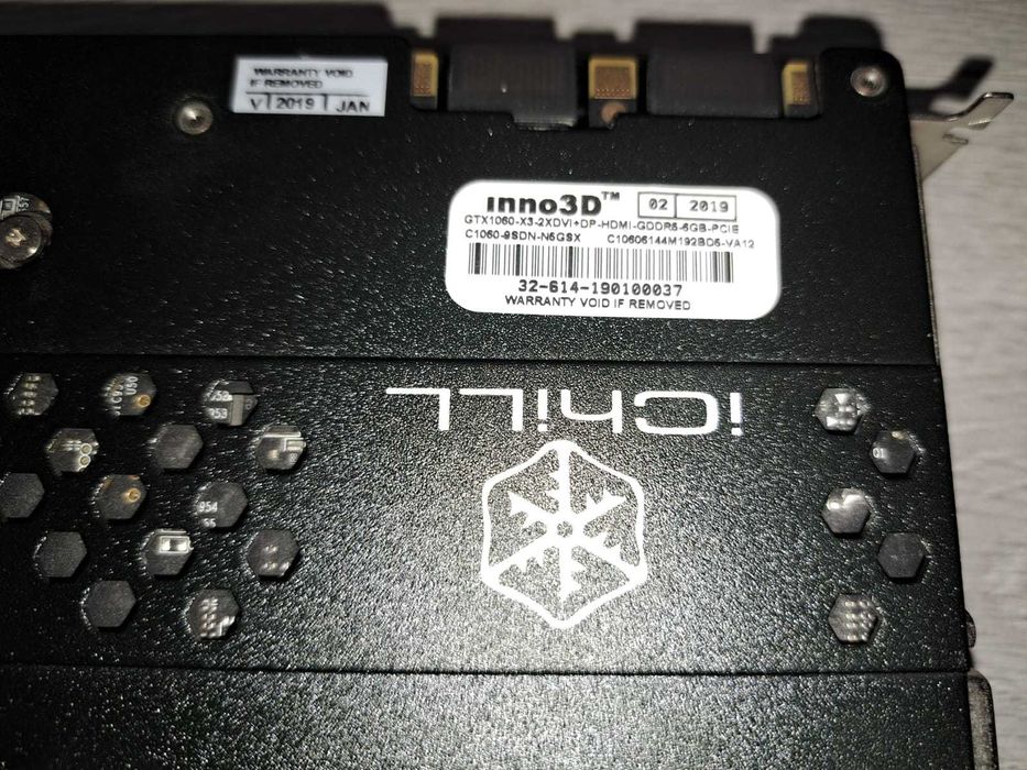 Placa video Gaming Inno3D GTX1060 iChill X3, 6GB GDDR5, 192-bit, Impecabila