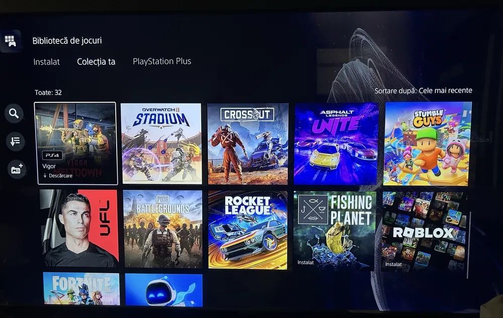 PS5 - PlayStation 5 Slim Digital 1TB + dock + 35 jocuri