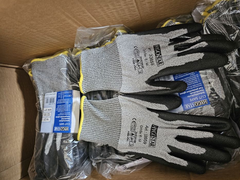 Промоция на работни немски противосрезни ръкавици 4 размера L ,M ,S,XS