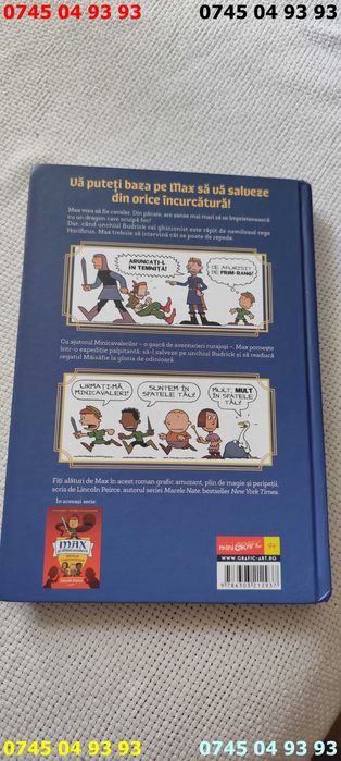 carte carti Max si minicavalerii Lincoln Pierce