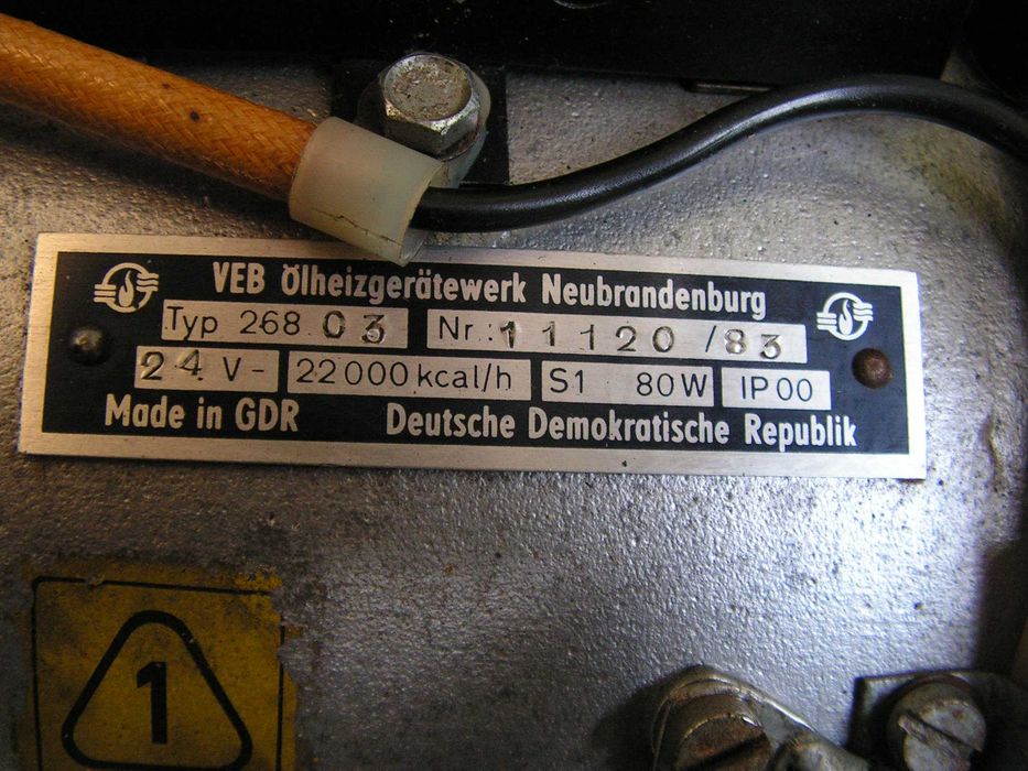 Дизелово отопление ГДР, тип 268 за салон на автобус на 24 V.