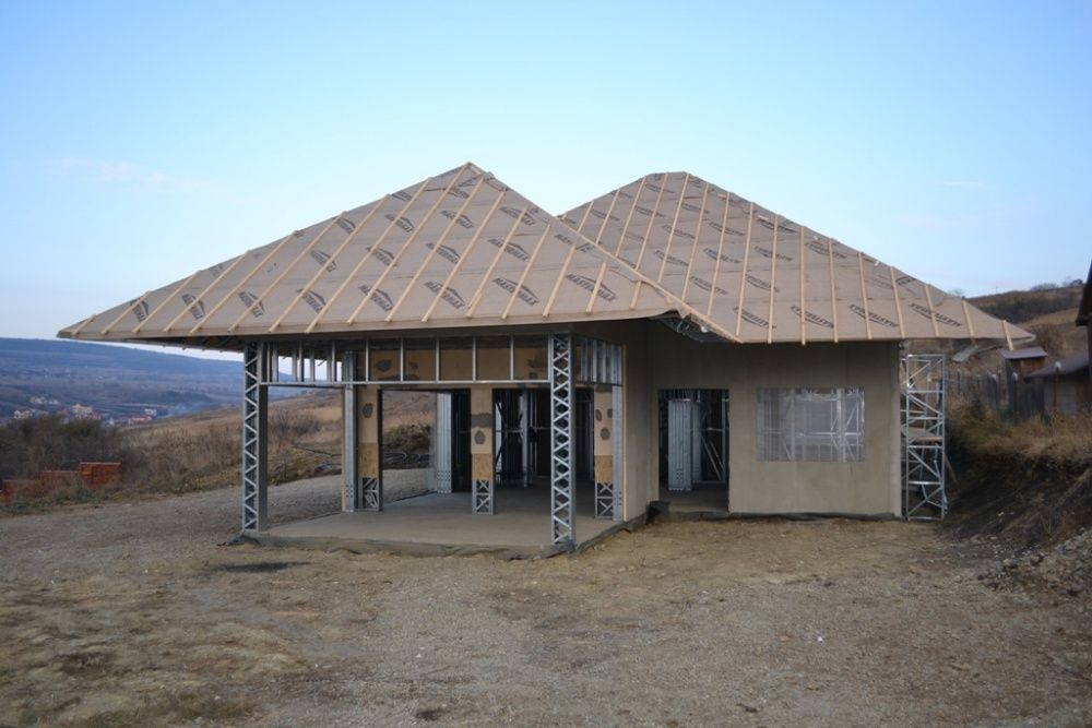Structura metalica pentru casa 70 mp, de la doar 9800 euro!!!