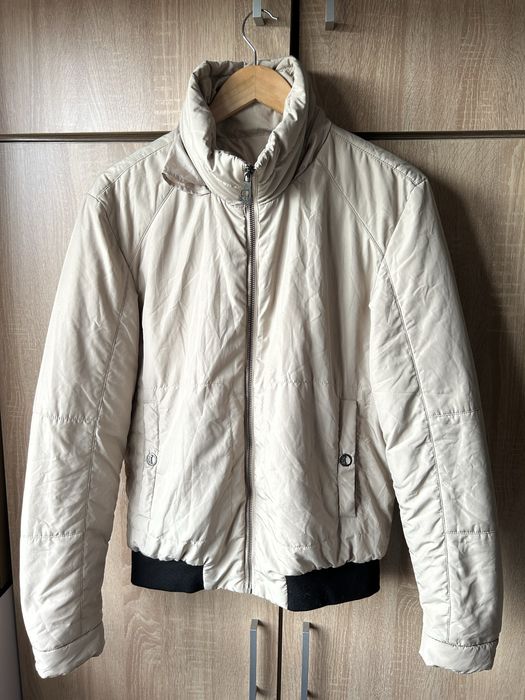 Geaca Unisex Puffer Bej Versace de Toamna si Iarna