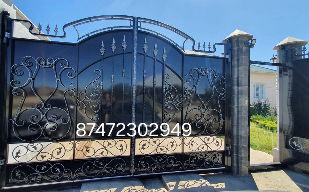 Покраска ворот,крышы,фасада