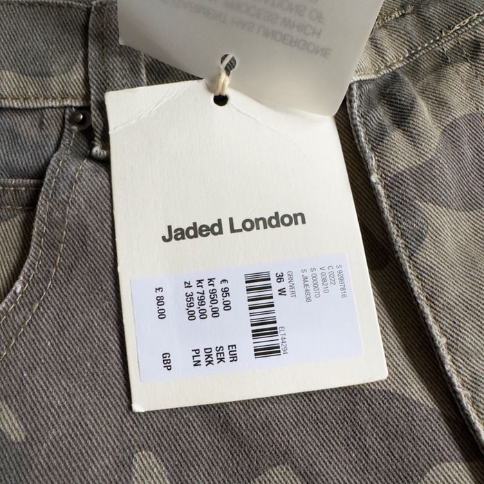 Дънки  Jaded London Camo Fade Colossus Jeans