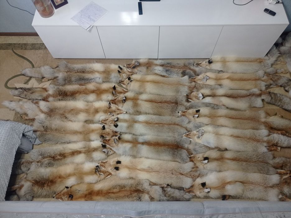 Натуральный мех . Лиса.