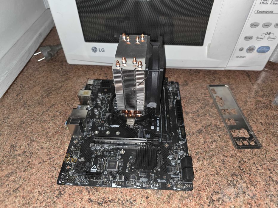 INTEL CORE i5 14400f + MSI PROM B760M-E + КУЛЕР Aigo ICE 400