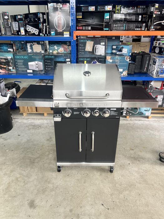 Барбекю на газ с мощност 14,4 киловата Grillmeister / Газово барбекю от инокс