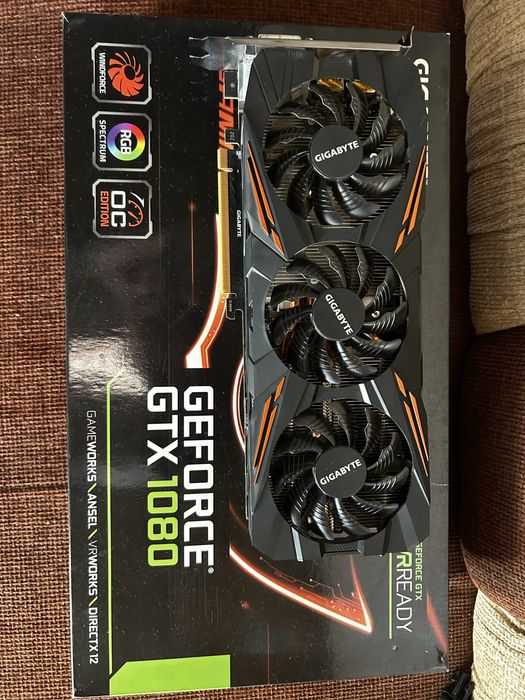 Placa video Gygabite GTX 1080 G1 Gaming OC edition