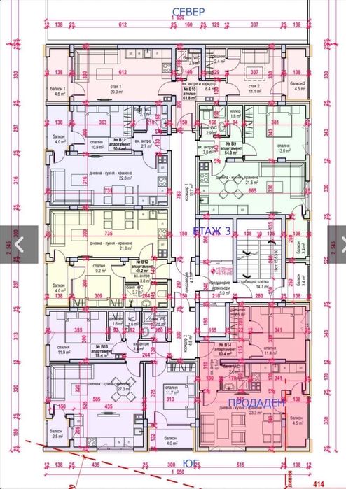 Продава се Двустаен апартамент в Бургас, Меден рудник - зона В - 66 кв.м за 592 €/кв.м - Снимка #3