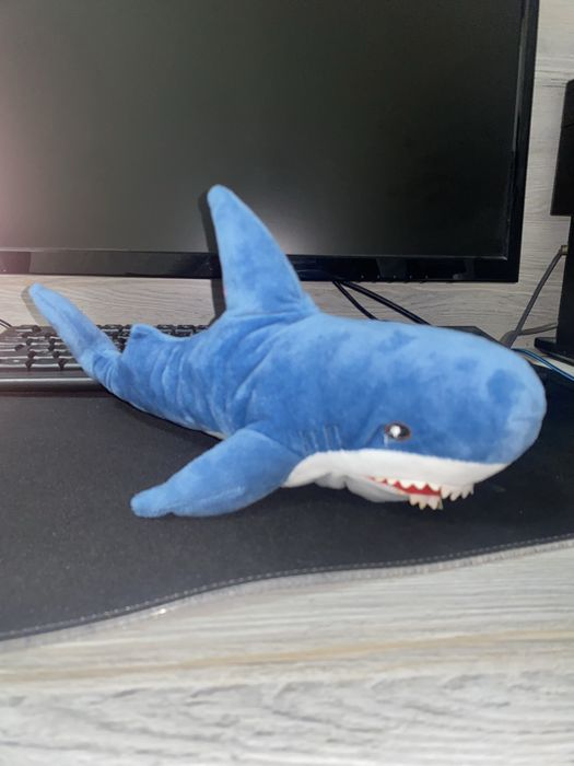 Мыгкая игрушка акулы, в идеальнейшем состоянии!