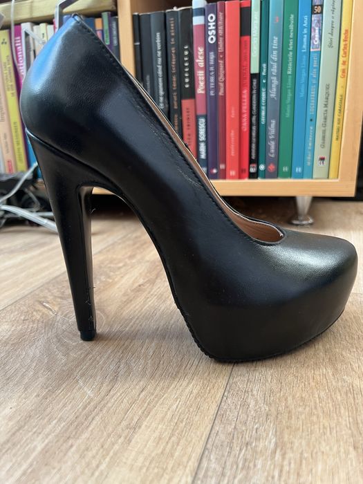 Pantofi damă Hand Made din piele naturală, 37,5