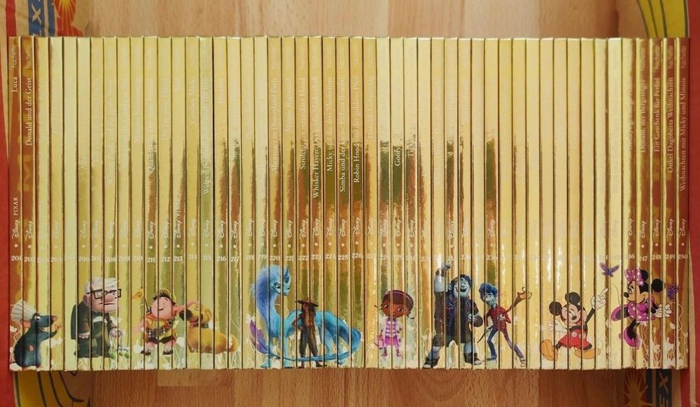 Cărți Disney Gold Hachette în GERMANĂ, 1-287 complet