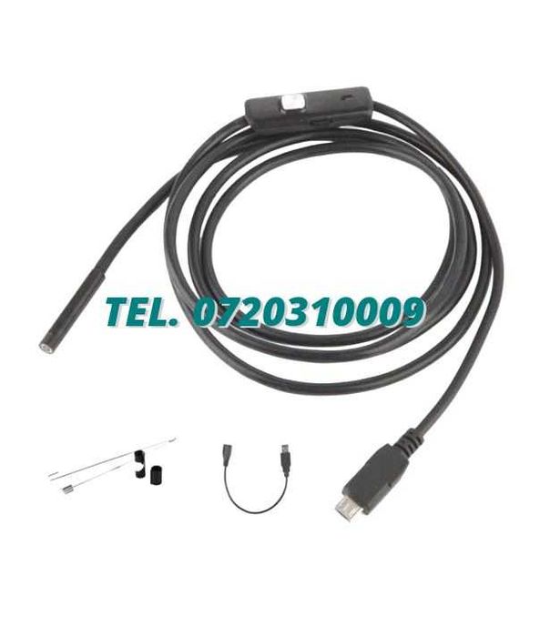 Camera Endoscopica Inspectie Auto  6leduri Hd720p  2m