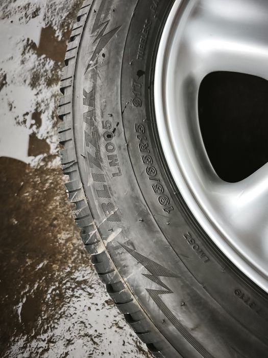 195/65/15" 4бр Bridgestone blizzak lm005,dpt2623,7mm