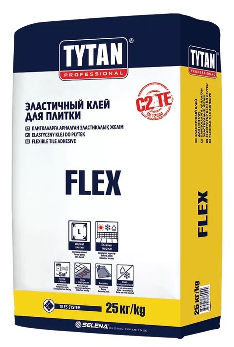 Эластичный клей для плитки TYTAN Flex