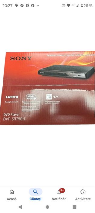 dvd player Sony~dvp-sr760h