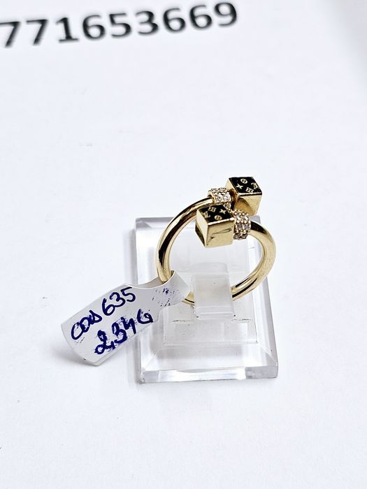 Vand inel dama din aur 14 k 2.34 g cod 635