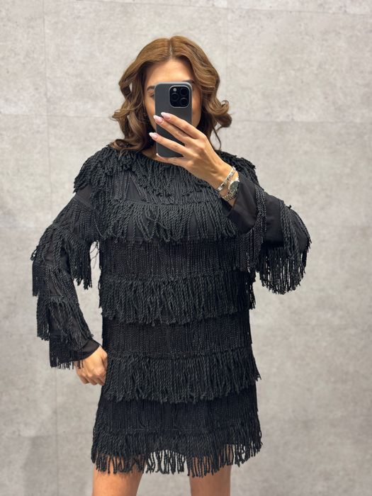 ZARA нова рокля с ресни