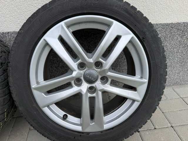 Jante Audi A4,A5,A6 Fara defecte cu anvelope bunede iarna Dunlop