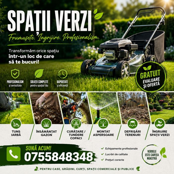 Întreținere curți și grădini