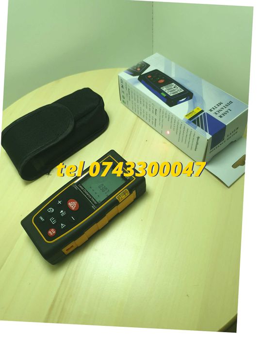 Ruleta  Telemetru Laser Verde 40m