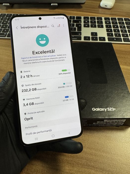 Samsung Galaxy S23 plus / 256 GB / 8 Gb RAM / Black / Nou |