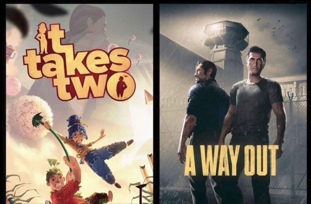 It Takes Two + A Way Out PS4/PS5 (Pуccкий язык (субтитры)