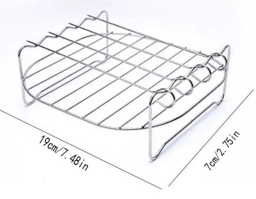 Аэрогриль 1700Ватт, серебристый, серый