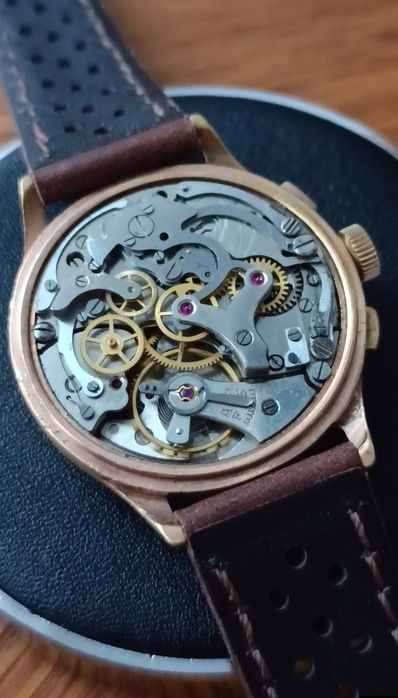 Astree Watch cronograf vintage 17 Rubine elvetian Venus 188