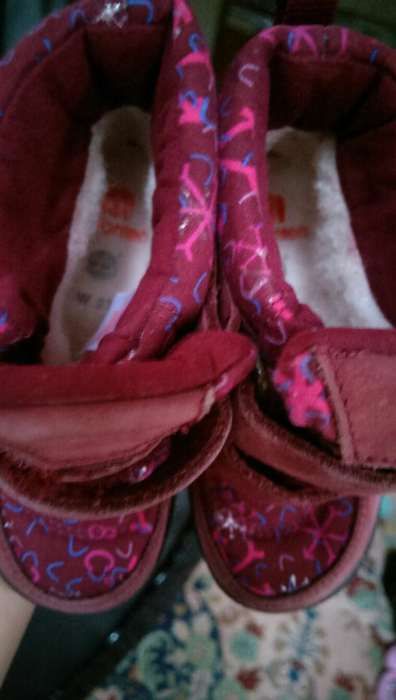 Cizme ghete Elefanten nr. 21, int. 14 cm, piele intoarsa si membranTex