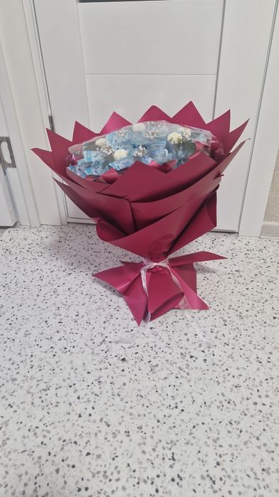 Денежный букет. Букет из денег. Кокшетау