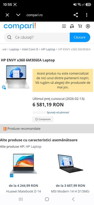 Laptop 2in1 HP Envy X360