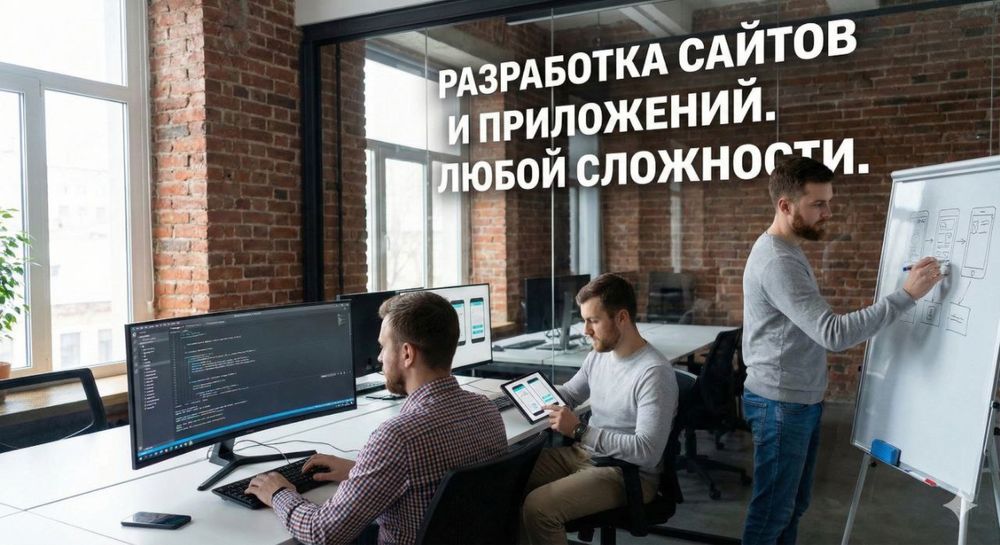 Разработка сайтов и приложений любой сложности
