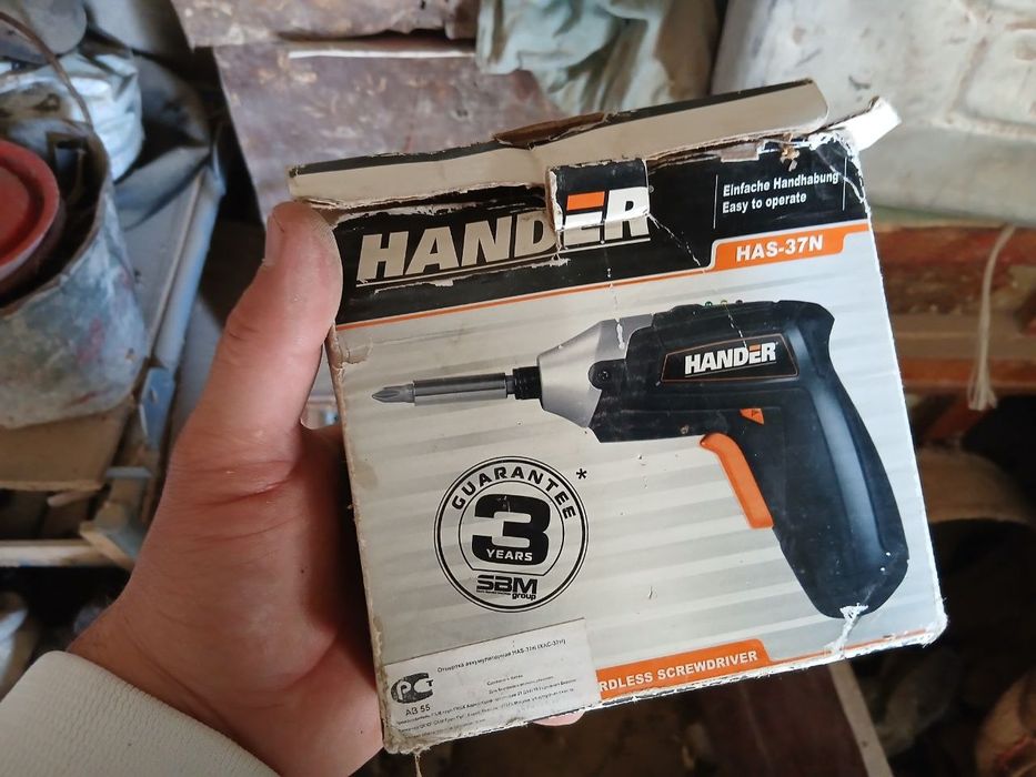 аккумуляторная отвёртка Hander HAS-37N.