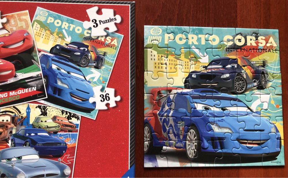 4 пъзела Ravensburger и Trefl 3+, 4+, 5+, наредени, много запазени