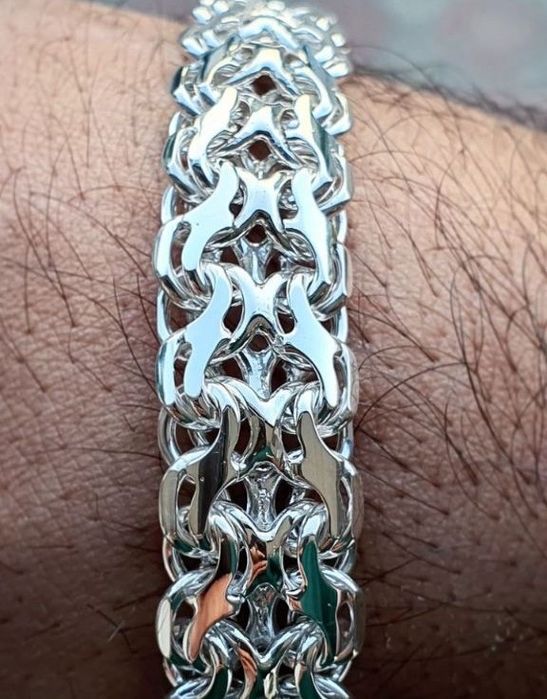 Браслет 2хручеек серебро 925пр