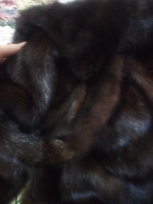 Норковый шуба .натуральный